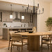 Myhouse Lighting Progress Lighting - P400449-31M - Nine Light Chandelier - Reines - Matte Black