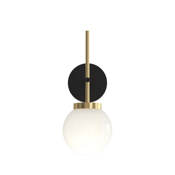 Myhouse Lighting Progress Lighting - P710157-319 - One Light Wall Sconce - Rigsby - Matte Black and Brushed Gold