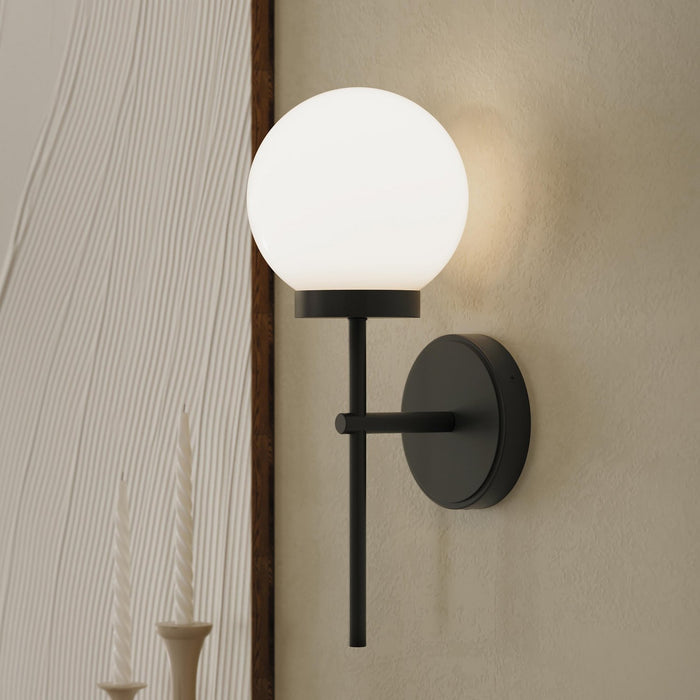 Myhouse Lighting Progress Lighting - P710157-31M - One Light Wall Sconce - Rigsby - Matte Black