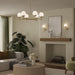 Myhouse Lighting Progress Lighting - P400469-191 - Six Light Chandelier - Rigsby - Brushed Gold
