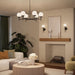 Myhouse Lighting Progress Lighting - P400469-31M - Six Light Chandelier - Rigsby - Matte Black