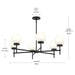 Myhouse Lighting Progress Lighting - P400469-31M - Six Light Chandelier - Rigsby - Matte Black
