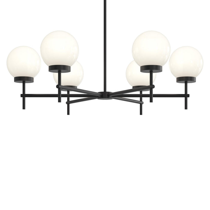 Myhouse Lighting Progress Lighting - P400469-31M - Six Light Chandelier - Rigsby - Matte Black