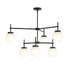 Myhouse Lighting Progress Lighting - P400470-31M - Six Light Chandelier - Rigsby - Matte Black