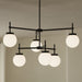 Myhouse Lighting Progress Lighting - P400470-31M - Six Light Chandelier - Rigsby - Matte Black