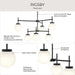 Myhouse Lighting Progress Lighting - P400470-31M - Six Light Chandelier - Rigsby - Matte Black