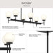 Myhouse Lighting Progress Lighting - P400471-31M - Six Light Linear Chandelier - Rigsby - Matte Black