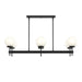 Myhouse Lighting Progress Lighting - P400471-31M - Six Light Linear Chandelier - Rigsby - Matte Black