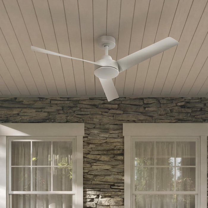 Myhouse Lighting Progress Lighting - P250129-28M - 52" Ceiling Fan - Rizo - Matte White