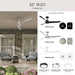 Myhouse Lighting Progress Lighting - P250129-28M - 52" Ceiling Fan - Rizo - Matte White