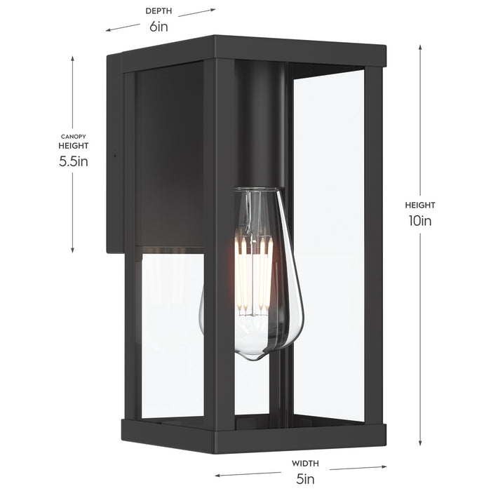 Myhouse Lighting Progress Lighting - P560397-31M - One Light Outdoor Wall Mount - Ryle - Matte Black