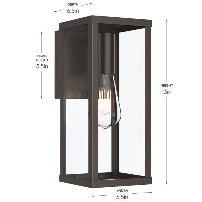 Myhouse Lighting Progress Lighting - P560398-020 - One Light Outdoor Wall Mount - Ryle - Antique Bronze