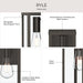 Myhouse Lighting Progress Lighting - P560398-020 - One Light Outdoor Wall Mount - Ryle - Antique Bronze