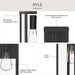 Myhouse Lighting Progress Lighting - P560398-31M - One Light Outdoor Wall Mount - Ryle - Matte Black
