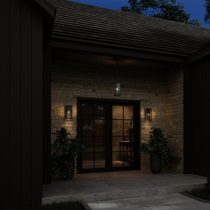 Myhouse Lighting Progress Lighting - P560398-31M - One Light Outdoor Wall Mount - Ryle - Matte Black