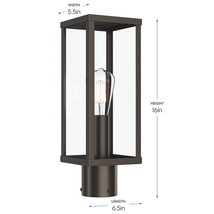 Myhouse Lighting Progress Lighting - P540113-020 - One Light Outdoor Post Mount - Ryle - Antique Bronze