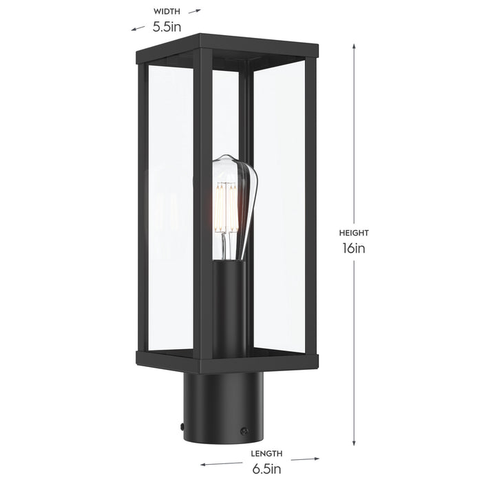 Myhouse Lighting Progress Lighting - P540113-31M - One Light Outdoor Post Mount - Ryle - Matte Black