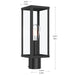 Myhouse Lighting Progress Lighting - P540113-31M - One Light Outdoor Post Mount - Ryle - Matte Black