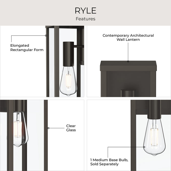 Myhouse Lighting Progress Lighting - P560399-020 - One Light Outdoor Wall Mount - Ryle - Antique Bronze