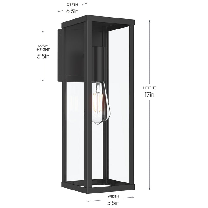 Myhouse Lighting Progress Lighting - P560399-31M - One Light Outdoor Wall Mount - Ryle - Matte Black