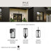 Myhouse Lighting Progress Lighting - P560399-31M - One Light Outdoor Wall Mount - Ryle - Matte Black