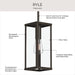 Myhouse Lighting Progress Lighting - P550146-020 - One Light Outdoor Pendant - Ryle - Antique Bronze