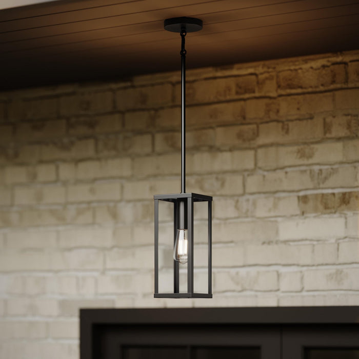 Myhouse Lighting Progress Lighting - P550146-31M - One Light Outdoor Pendant - Ryle - Matte Black