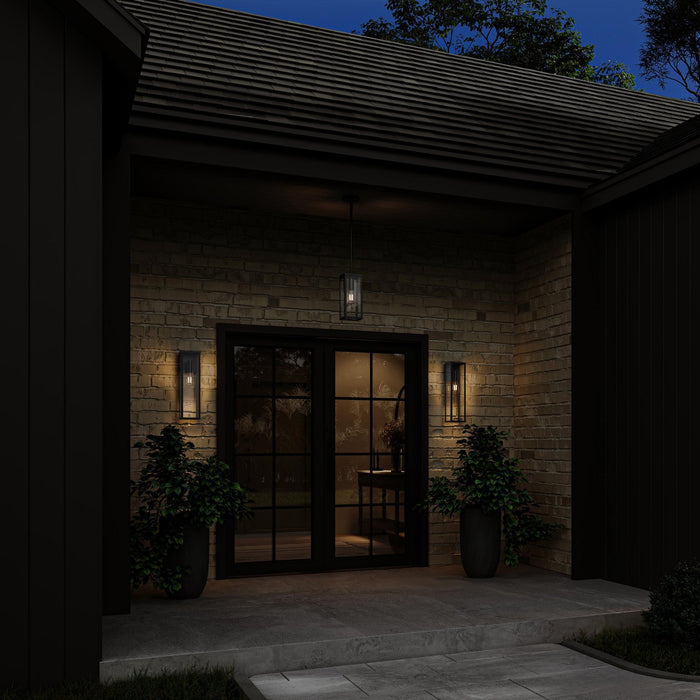 Myhouse Lighting Progress Lighting - P560400-31M - One Light Outdoor Wall Mount - Ryle - Matte Black