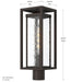 Myhouse Lighting Progress Lighting - P540115-020 - One Light Outdoor Post Mount - Shaw - Antique Bronze