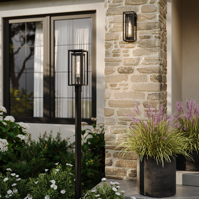 Myhouse Lighting Progress Lighting - P540115-031 - One Light Outdoor Post Mount - Shaw - Black