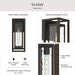 Myhouse Lighting Progress Lighting - P560410-020 - One Light Outdoor Wall Mount - Shaw - Antique Bronze