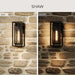 Myhouse Lighting Progress Lighting - P560410-020 - One Light Outdoor Wall Mount - Shaw - Antique Bronze