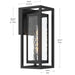 Myhouse Lighting Progress Lighting - P560410-031 - One Light Outdoor Wall Mount - Shaw - Black