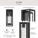 Myhouse Lighting Progress Lighting - P560410-031 - One Light Outdoor Wall Mount - Shaw - Black