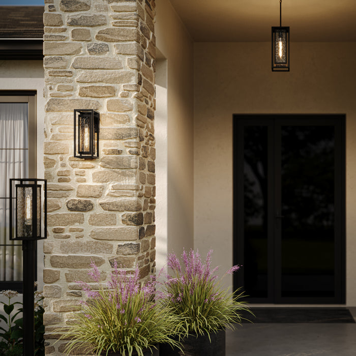 Myhouse Lighting Progress Lighting - P560410-031 - One Light Outdoor Wall Mount - Shaw - Black