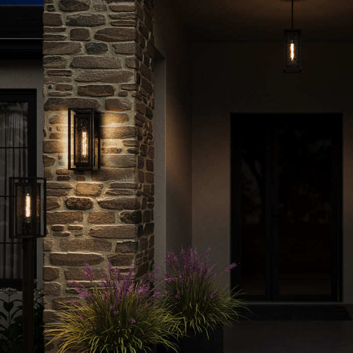 Myhouse Lighting Progress Lighting - P560411-020 - One Light Outdoor Wall Mount - Shaw - Antique Bronze