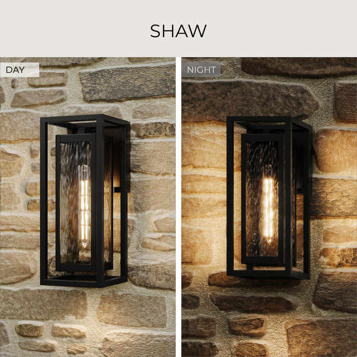 Myhouse Lighting Progress Lighting - P560411-031 - One Light Outdoor Wall Mount - Shaw - Black