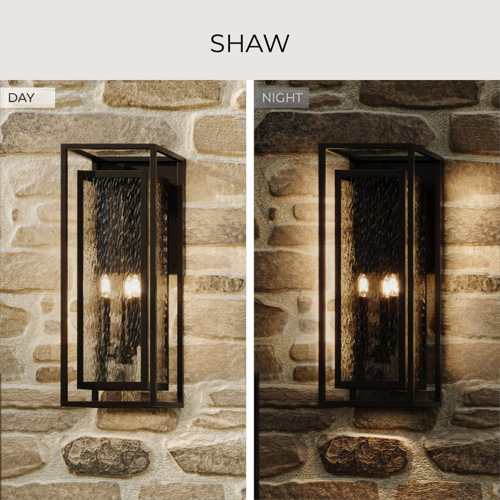 Myhouse Lighting Progress Lighting - P560412-020 - Three Light Outdoor Wall Mount - Shaw - Antique Bronze