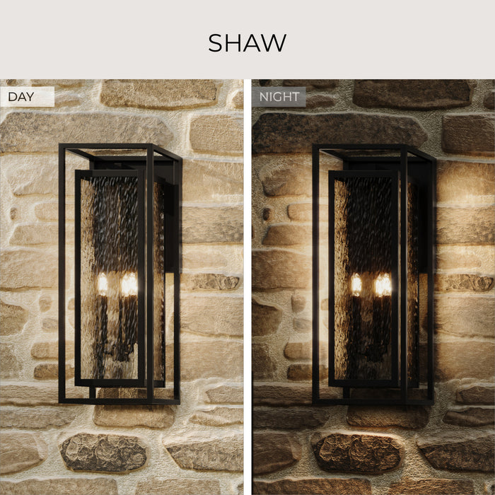 Myhouse Lighting Progress Lighting - P560412-031 - Three Light Outdoor Wall Mount - Shaw - Black