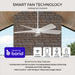 Myhouse Lighting Progress Lighting - P250128-177-30 - 60" Ceiling Fan - Velto - Champagne Bronze