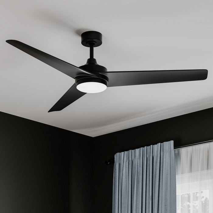 Myhouse Lighting Progress Lighting - P250128-31M-30 - 60" Ceiling Fan - Velto - Matte Black