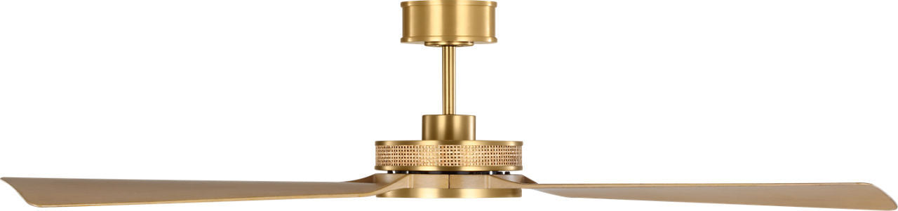 Myhouse Lighting Visual Comfort Fan - 3ELASM56BBSNH - 56" Ceiling Fan - Elara - Burnished Brass
