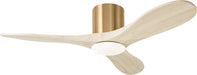 Myhouse Lighting Visual Comfort Fan - 3MAVHSM44BBSWWOD - 44" Ceiling Fan - Maverick - Burnished Brass