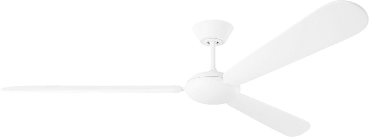 Myhouse Lighting Visual Comfort Fan - 3PODSM64RZW - 64" Ceiling Fan - Pod - Matte White