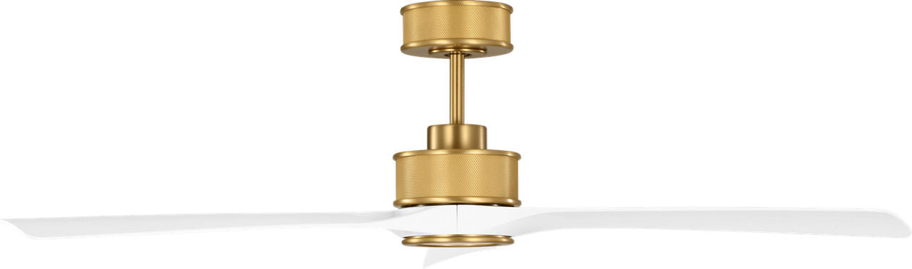 Myhouse Lighting Visual Comfort Fan - 3RSESM52BBSRZWD - 52" Ceiling Fan - Reese - Burnished Brass