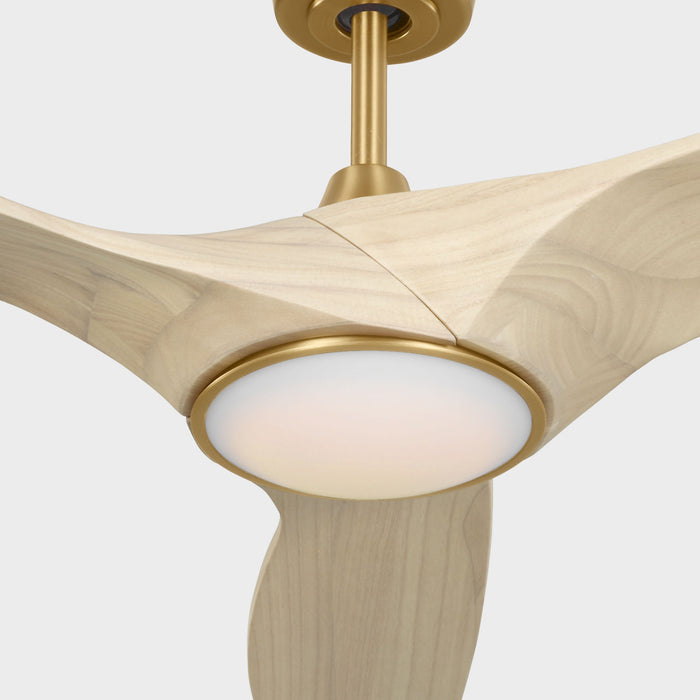 Myhouse Lighting Visual Comfort Fan - 3SLNSM52BBSWWOD - 52" Ceiling Fan - Selen - Burnished Brass