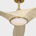 Myhouse Lighting Visual Comfort Fan - 3SLNSM52BBSWWOD - 52" Ceiling Fan - Selen - Burnished Brass