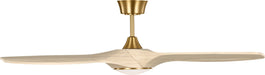 Myhouse Lighting Visual Comfort Fan - 3SLNSM52BBSWWOD - 52" Ceiling Fan - Selen - Burnished Brass