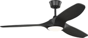 Myhouse Lighting Visual Comfort Fan - 3SLNSM52MBKD - 52" Ceiling Fan - Selen - Midnight Black