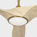 Myhouse Lighting Visual Comfort Fan - 3SLNSM60BBSWWOD - 60" Ceiling Fan - Selen - Burnished Brass